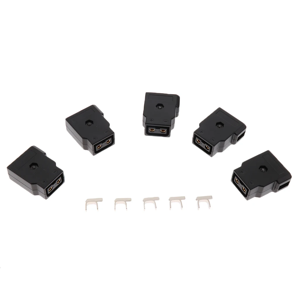 5pcs Camera Battery D-Tap Type B Female DIY Socket Plug For Anton