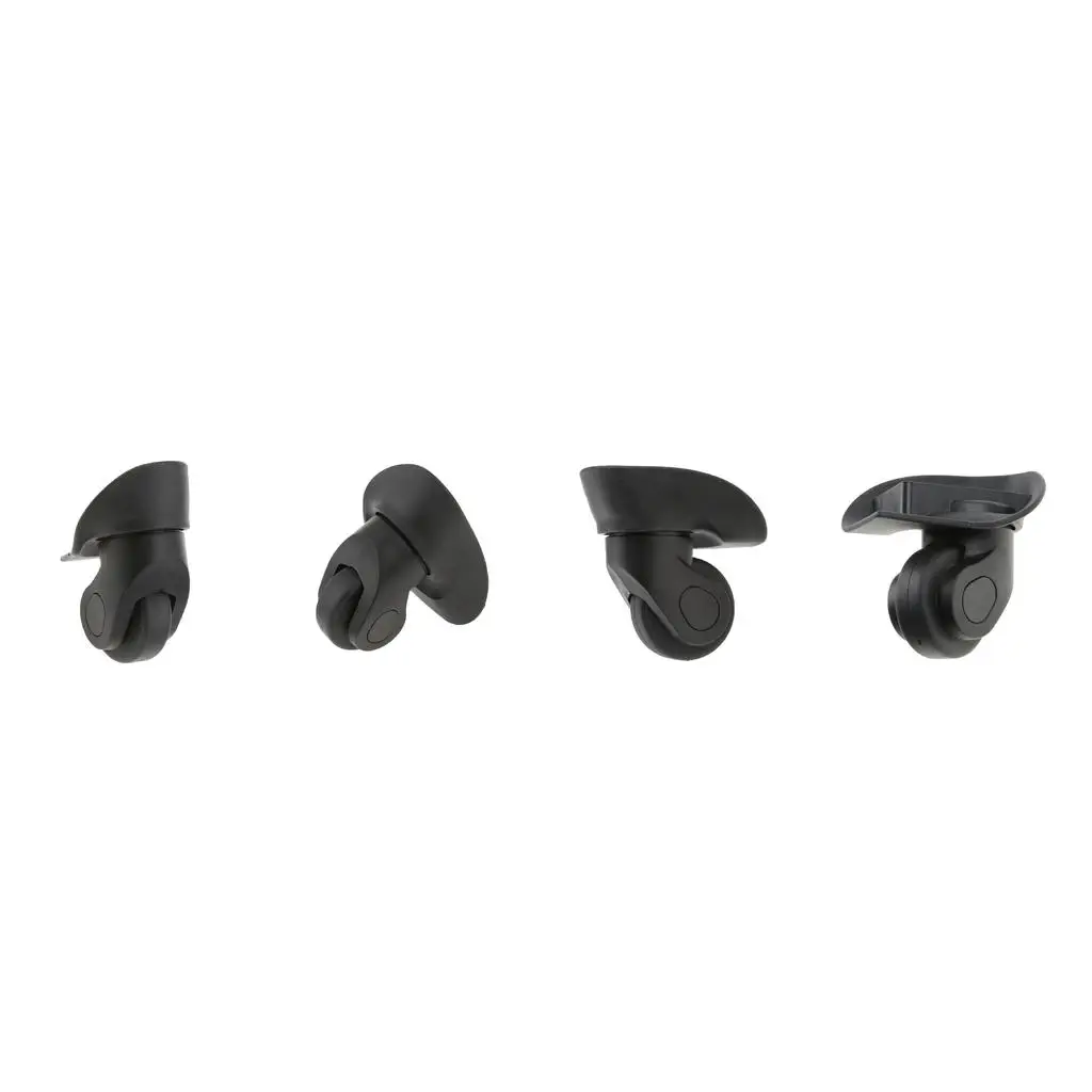 4 Pieces A20 Suitcase Luggage Mute Wheels Replacement Casters for Trolley Black 4 Pieces A20 Suitcase Luggage Mute Wheels Replacement Casters for Trolley Black