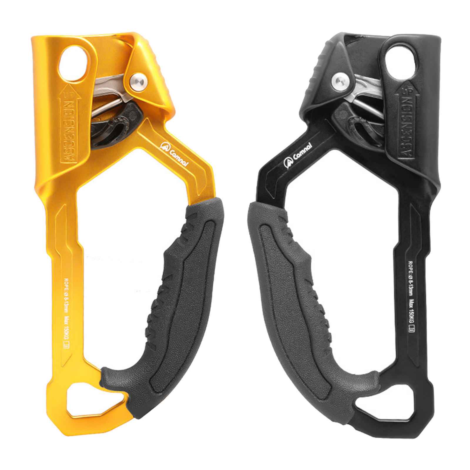 Handle Ascender Aviation Aluminum Tree Climbing Pulley Caving for Outdoor