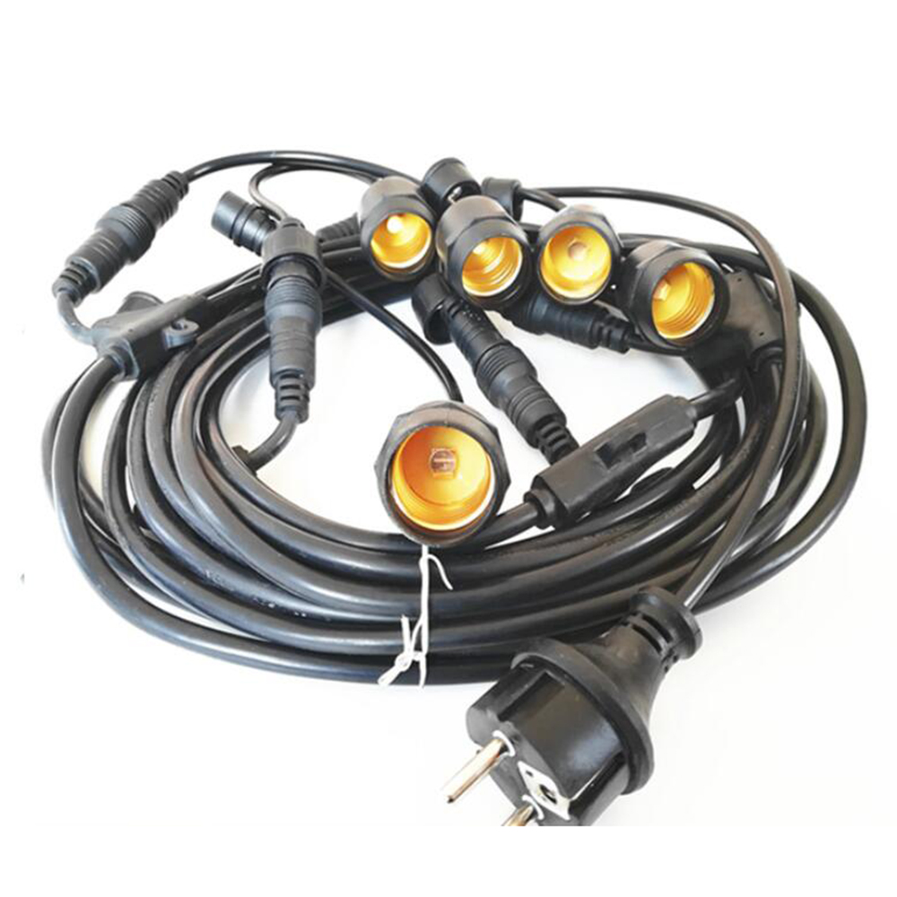 Conduziu a Luz da Corda Conduziu a Lâmpada da Festa de Aniversário ao ar Livre para o Jardim do Pátio Luzes de Casamento do Feriado Casa Classe Comercial 7 - 10m Hhs Ip65 15 Cheap Fios de iluminação