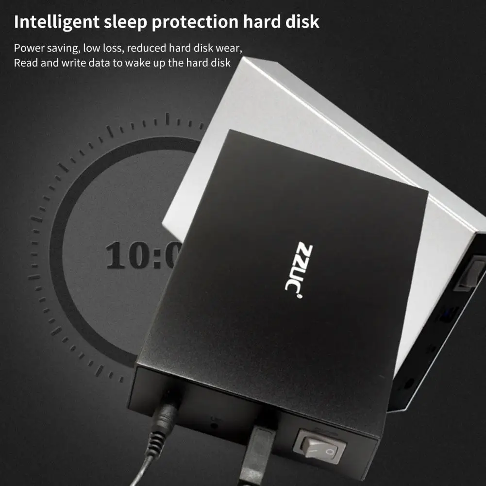 HDD/SSD External Disk Case Good Heat Dissipation Aluminum Alloy USB3.0 5Gbps 2.5/3.5 inch SATA HDD SSD Enclosure for Computer box external hdd 3.5