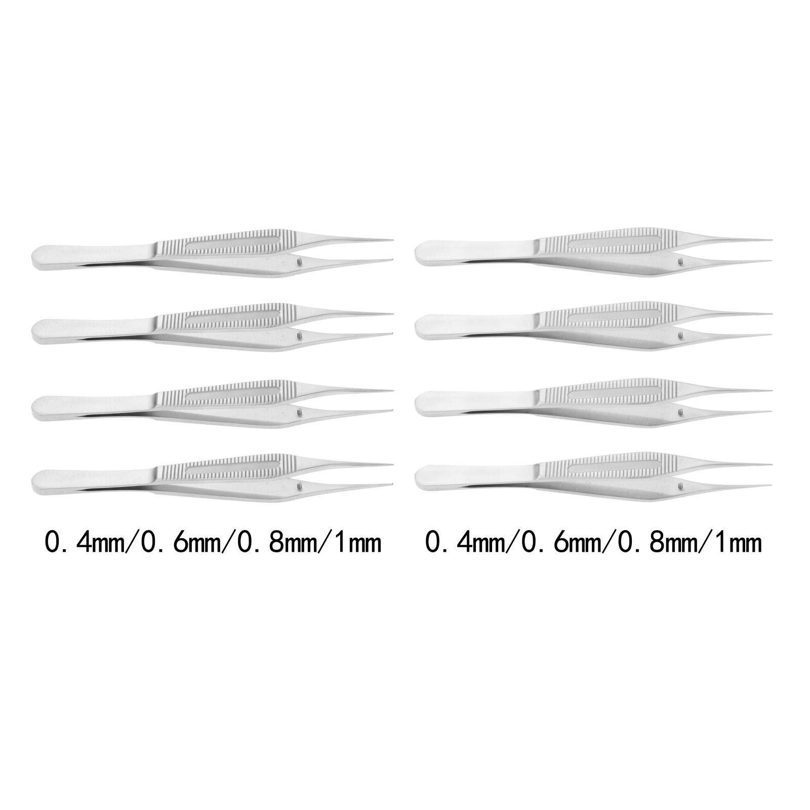 Long Fat Tweezers Durable Pointed Portable Precision Remover Repair Tool for Surgery Facial Hair Cosmetic Microscopes Home Use