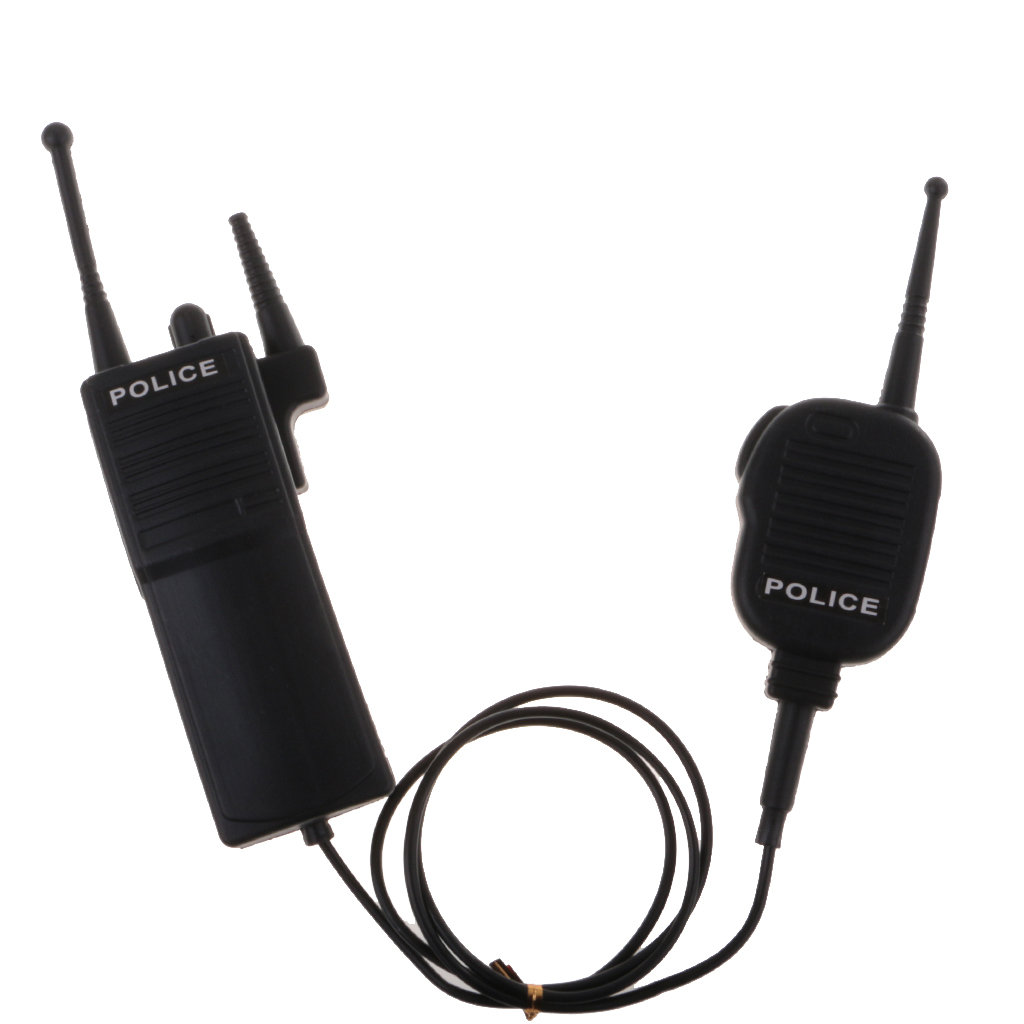Funny Artificial Police Intercom Prop Two Way Radio Toy Game Joke Gag