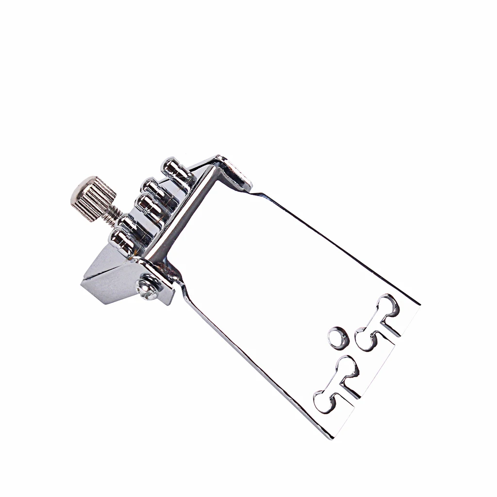 Guitar Chrome Tailpiece For 5 String Banjo Plate Accessories Parts