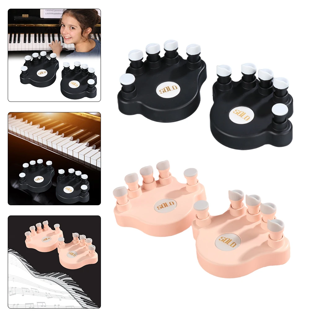1pair Piano Finger Trainers Piano Practice Tool Fingers Hand Strengthener