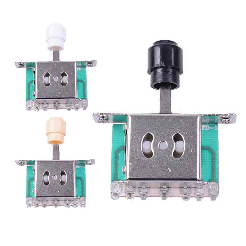 Electric Guitar 5 Way Pickup Selector Toggle Switch with Tip Knob for ST Squier SQ Guitar Parts