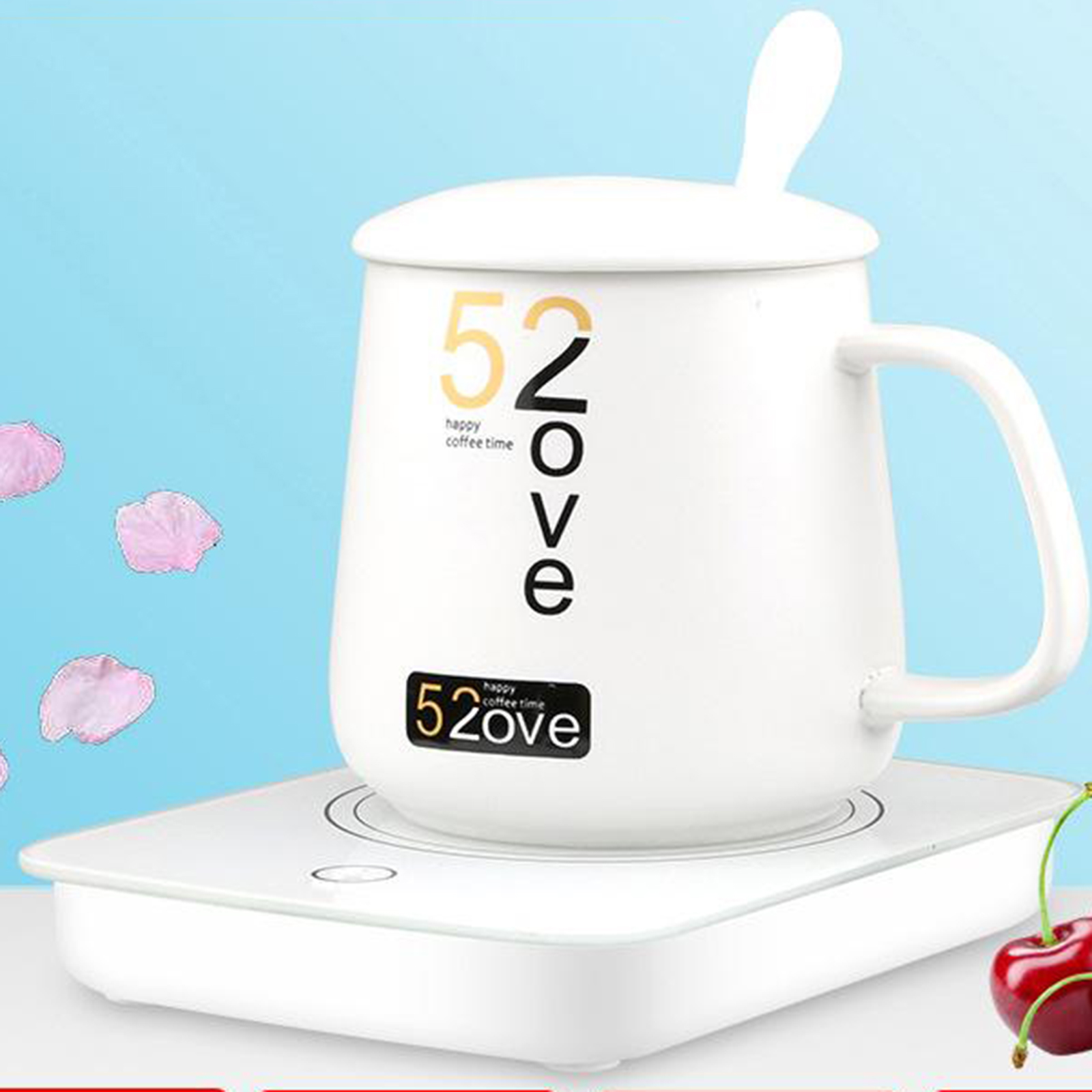 USB Coffee Mug Warmer, Gravity Sensor Quick Heating Tea Cup Milk Heater- for stainless steel cup, glass ceramic cups...