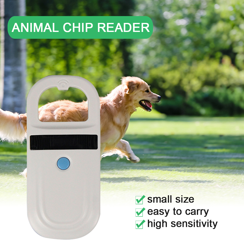 Tag microchip recarregável pet scanner handheld decodificador