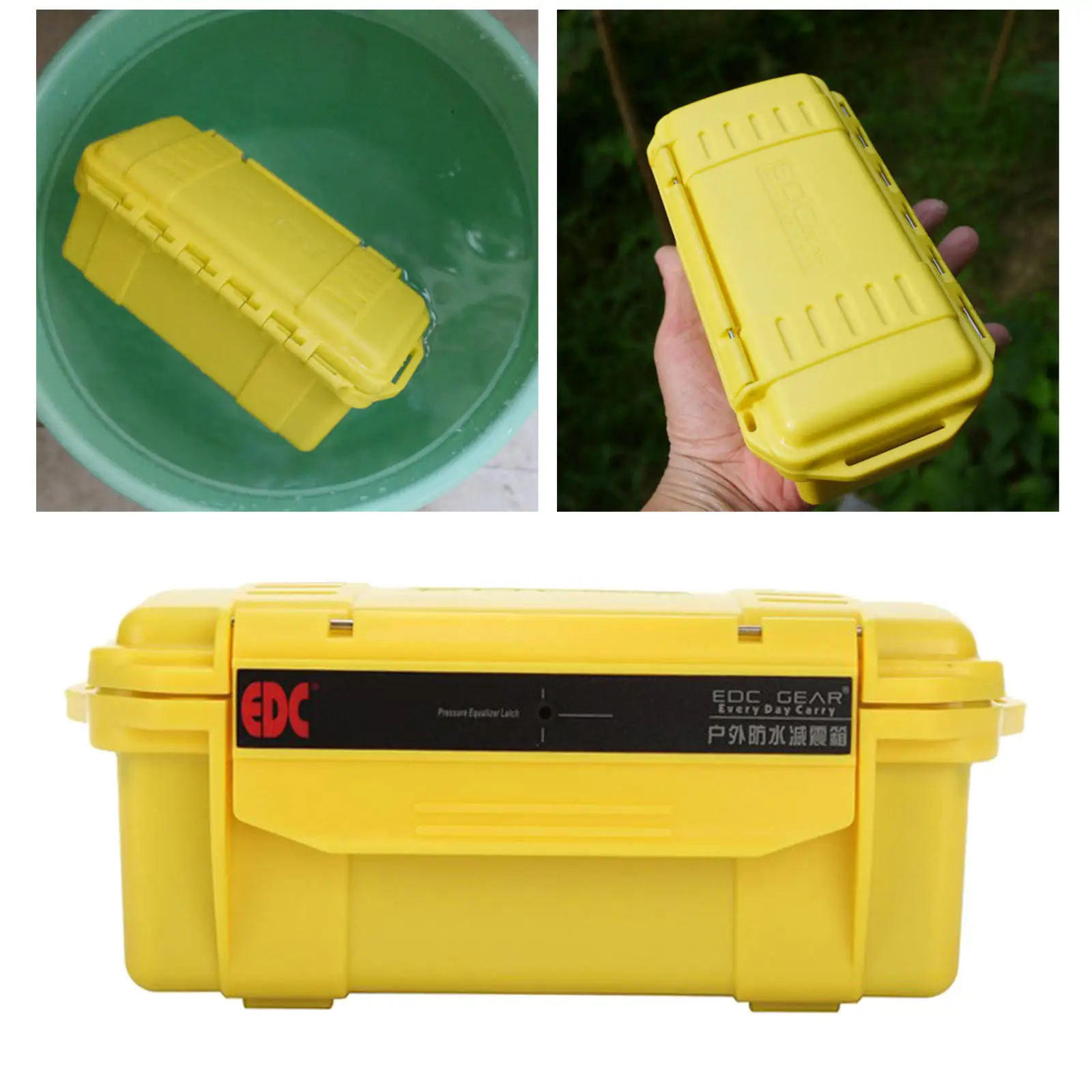 Outdoor Shockproof Waterproof Boxes Survival Airtight Case Holder Storage Tools Travel Sealed Containers 4 Colors