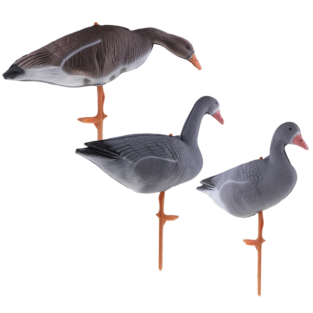 Goose Hunting Decoys Lifelike Hollow Body Decoying Lawn Ornaments Gear