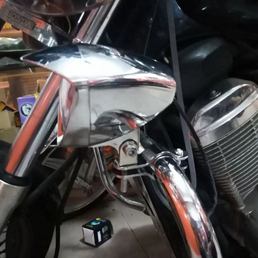 2Pcs Headlight Headlamp Mounting Bracket Side Mount for Motorcycle