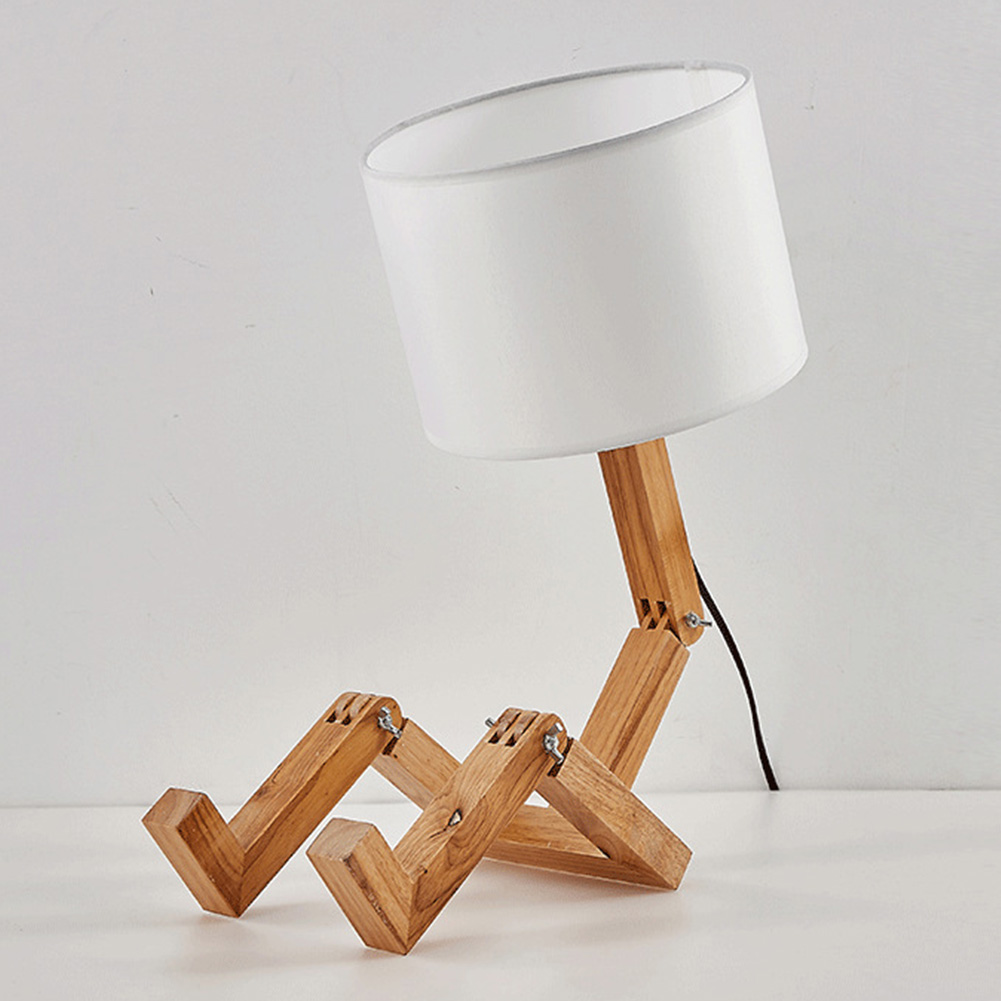 sitting lamp wood