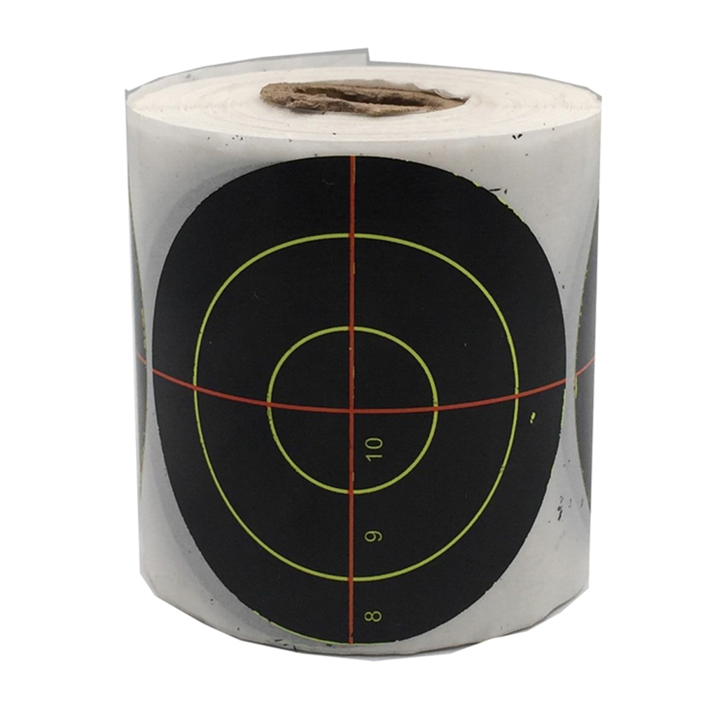 250pcs High Visibility Reactive  Shooting Paper Target Stickers