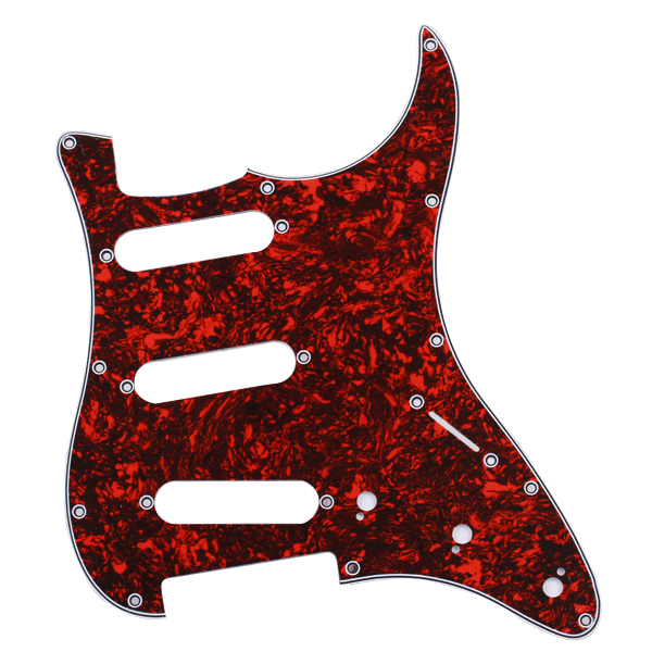 red tortoise shell strat pickguard