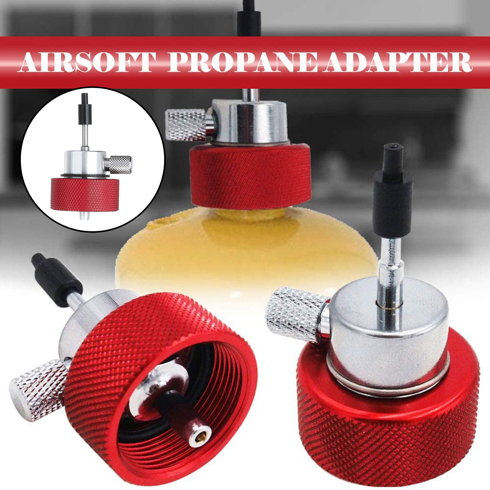 Propane refill adapter butane canister Outdoor camping stove accessories