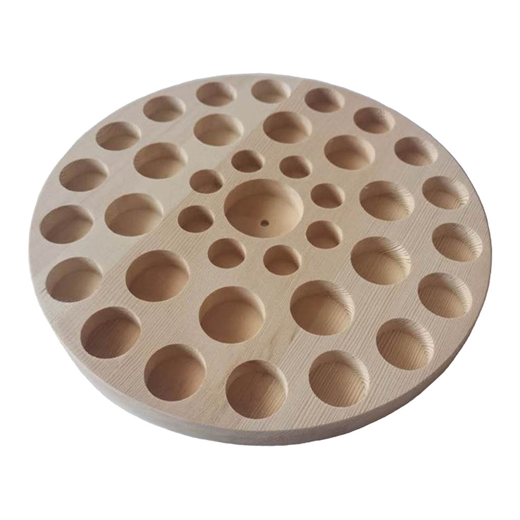 Wooden Essential Oil Displaying Rack Organizer37Slot 10/15/30/100ml Stand Holder