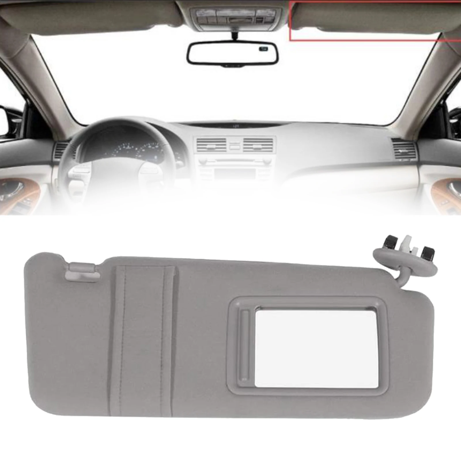 Sun Visor Compatible for Toyota Camry 2007 2008 2009 2010 2011