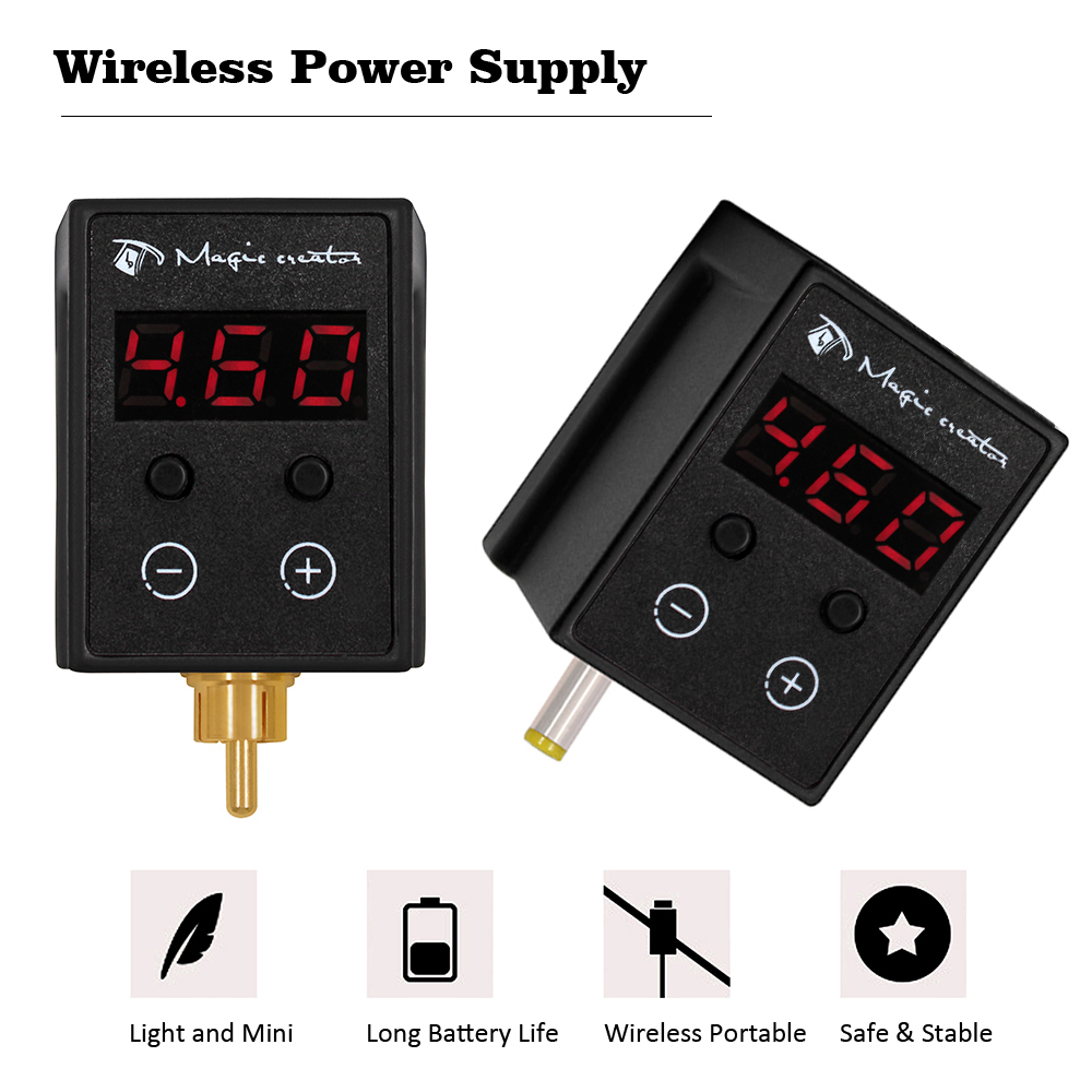 Best of Biomaser Wireless Tattoo Power Supply Tatuagem For Tattoo Machines Gun Power Source Machine Battery Dual Tattoo Power Supplies Reviews & Tips