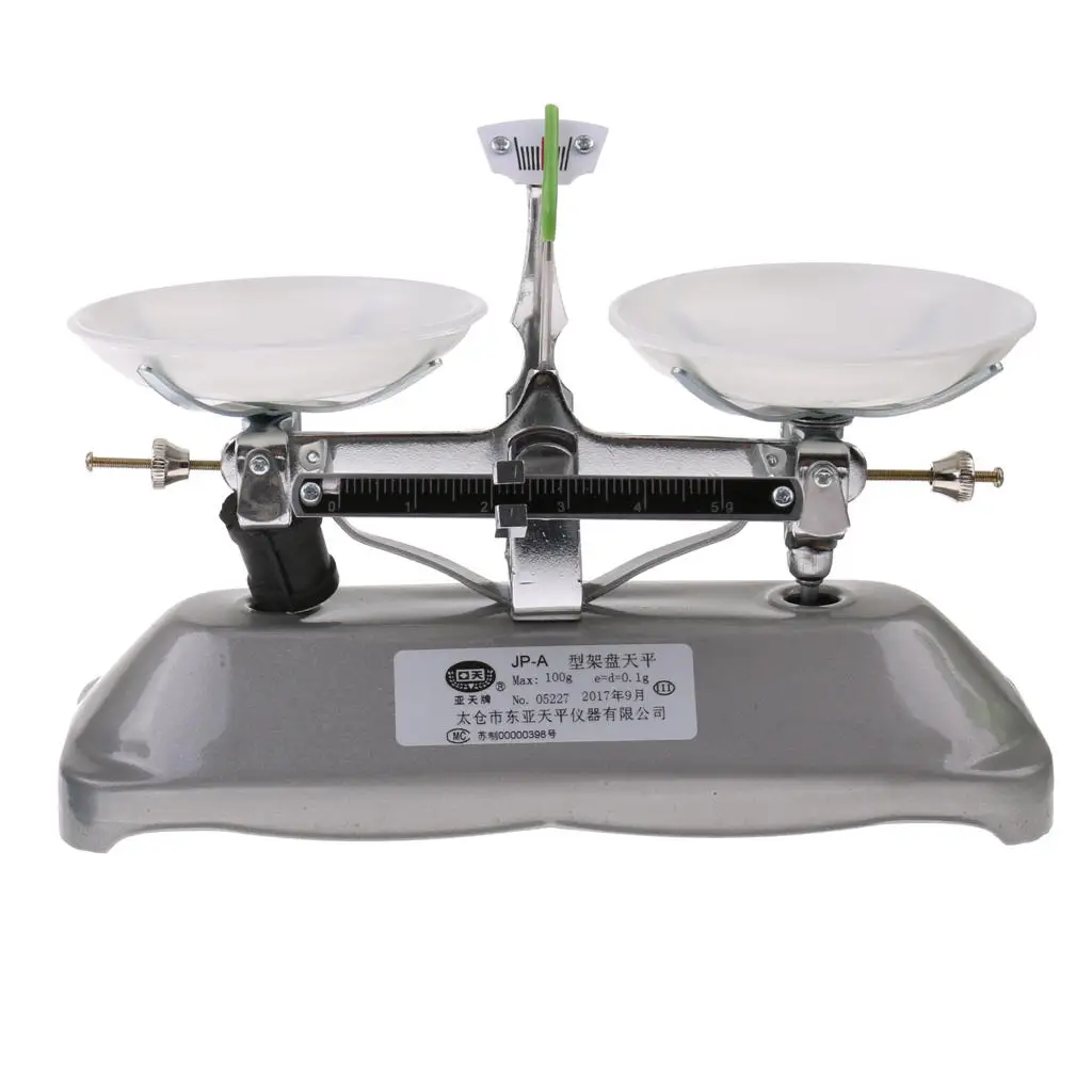 Mechanical  100 Gram Table Balance Scale with Weights for School Teaching Tool Lab Equipment