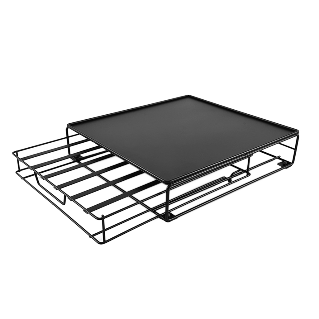 Iron Coffee Pod Drawer Holder Keeper Kitchen Basket Organizer Kitchen Counter Organizer for Kitchen Bar Hotel