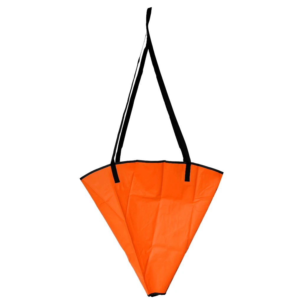 32'' Orange PVC  Sock Sea Anchor Drogue, Sea Brake Fits Boats Up To 20'