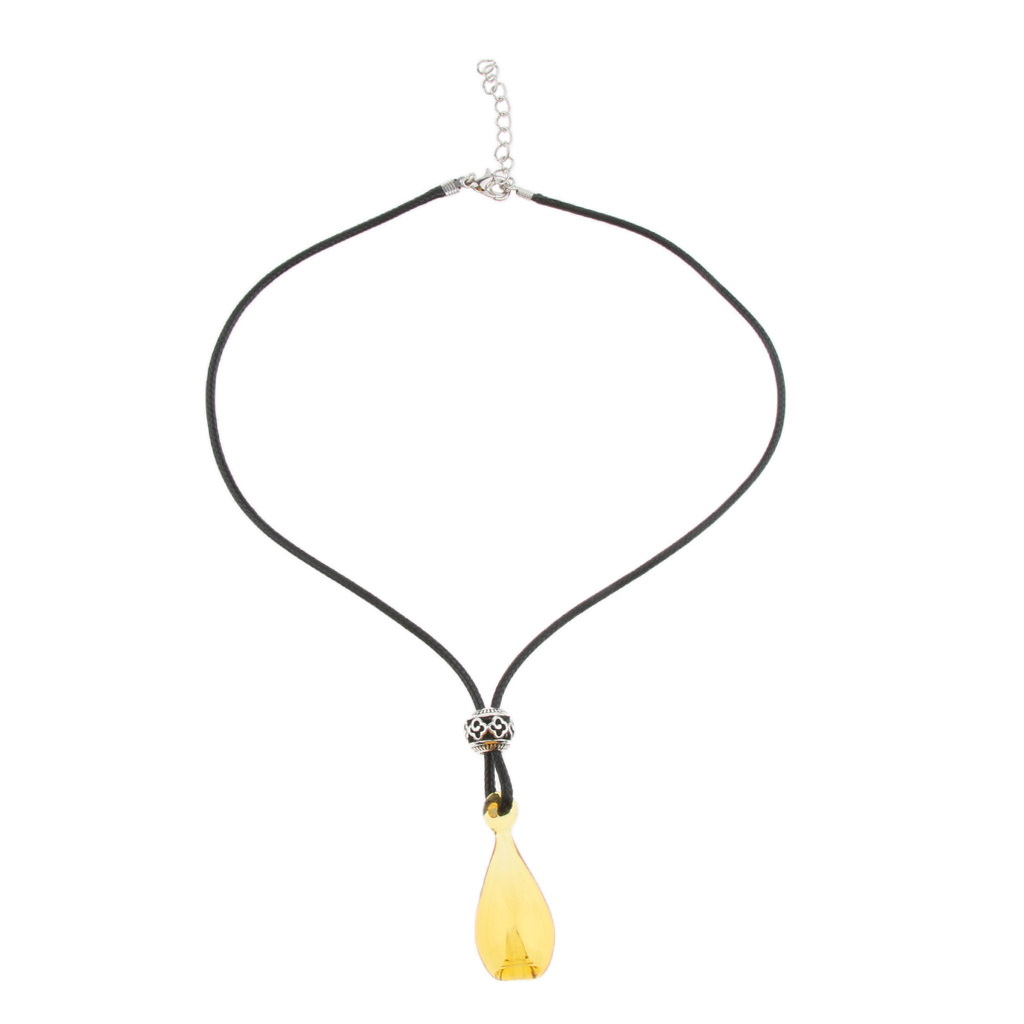 Small Essential Oil Diffuser Bottle Glass Pendant Vial Necklace for Sweaters