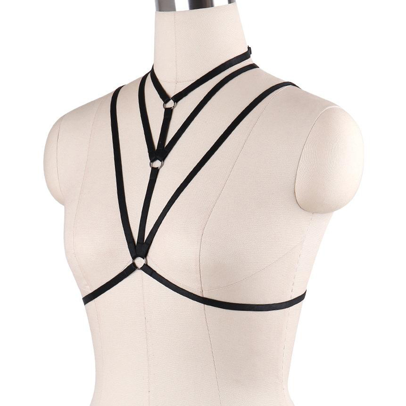  Harness Bra Erotic Elastic Body Chest Strappy Punk Lingerie Clubwear