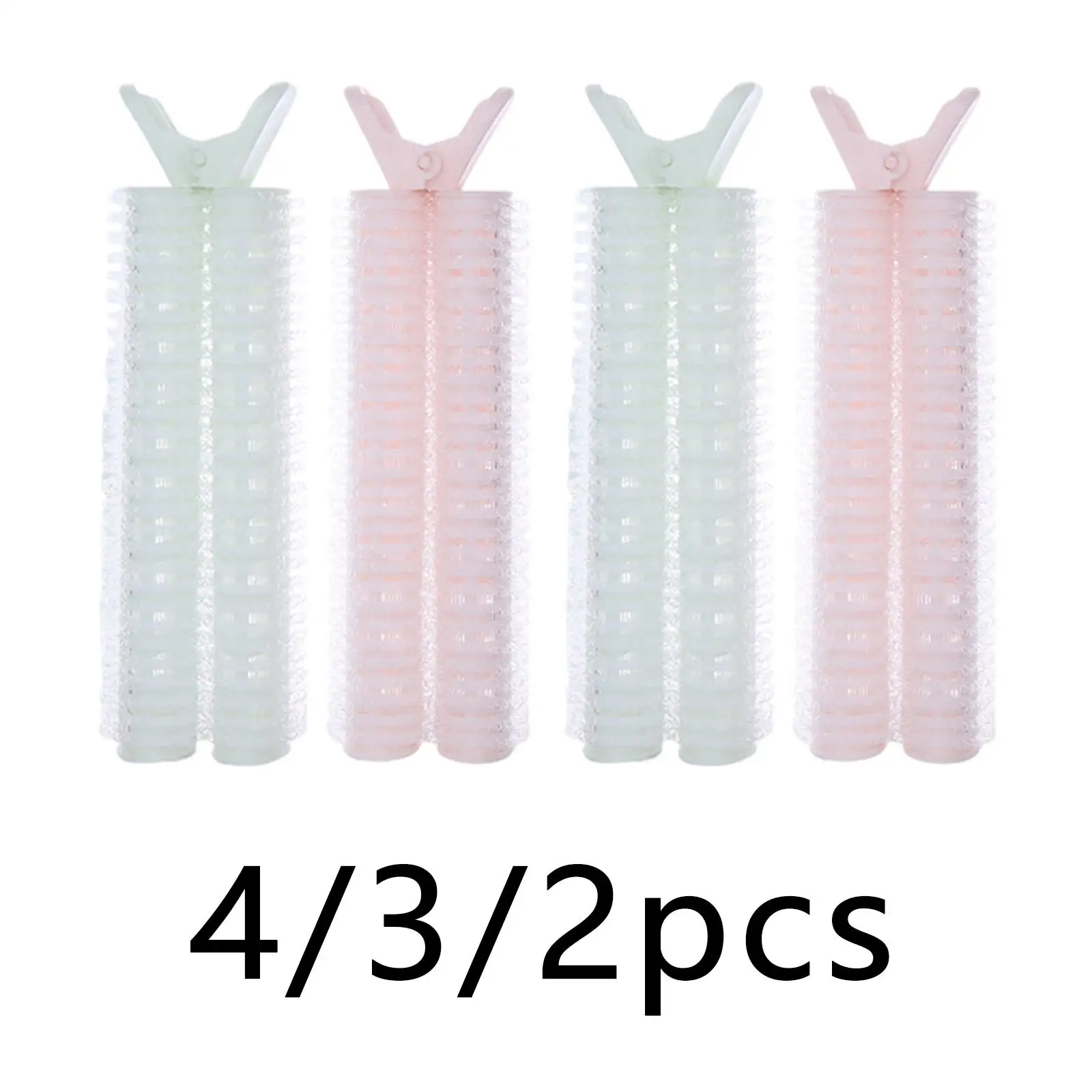 Volumizing Hair Clips Plastic Nylon Natural Hair Curlers Bangs Barrettes Styling Tool for Hair Styling Office Hotel Travel DIY