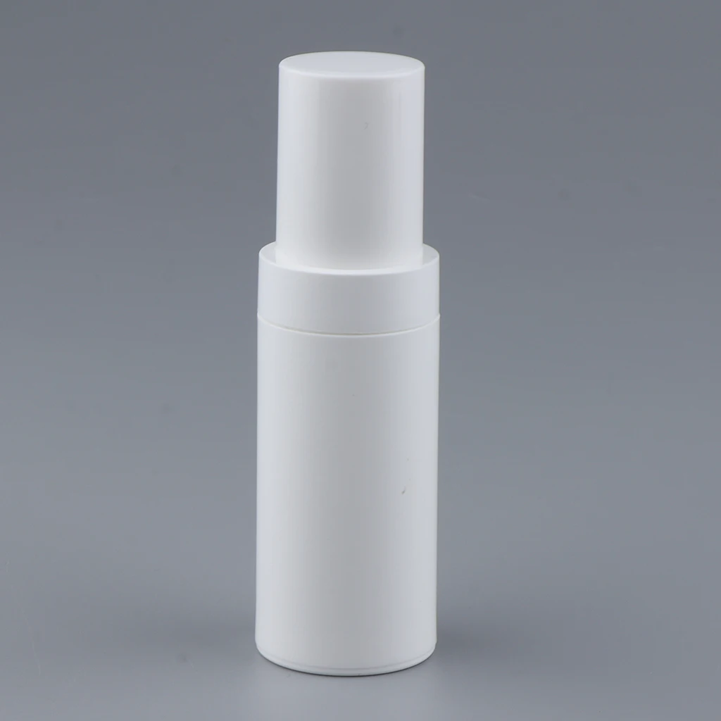 Refillable Empty Plastic Pump Bottle Sample Packing Makeup Container White