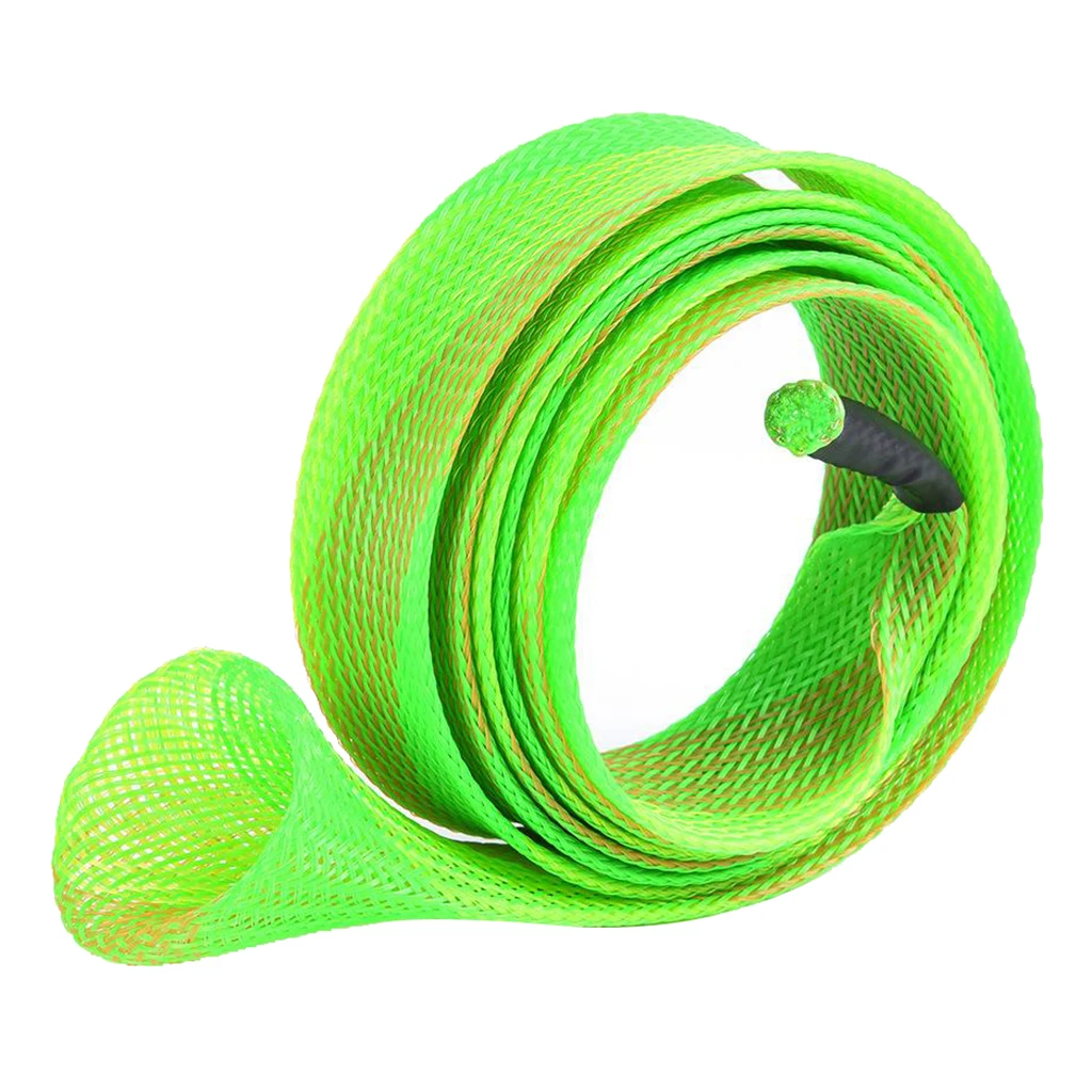 Casting/Spinning Fishing Rod Socks Braided Mesh Rod Sleeve Cover Protector Pole