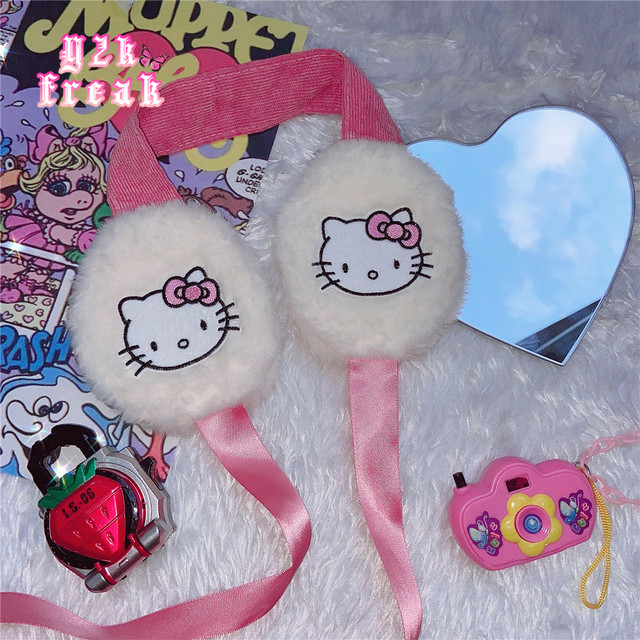 Y2k Winter Earmuffs | Plush Accessories | Skull Earmuffs | Plush