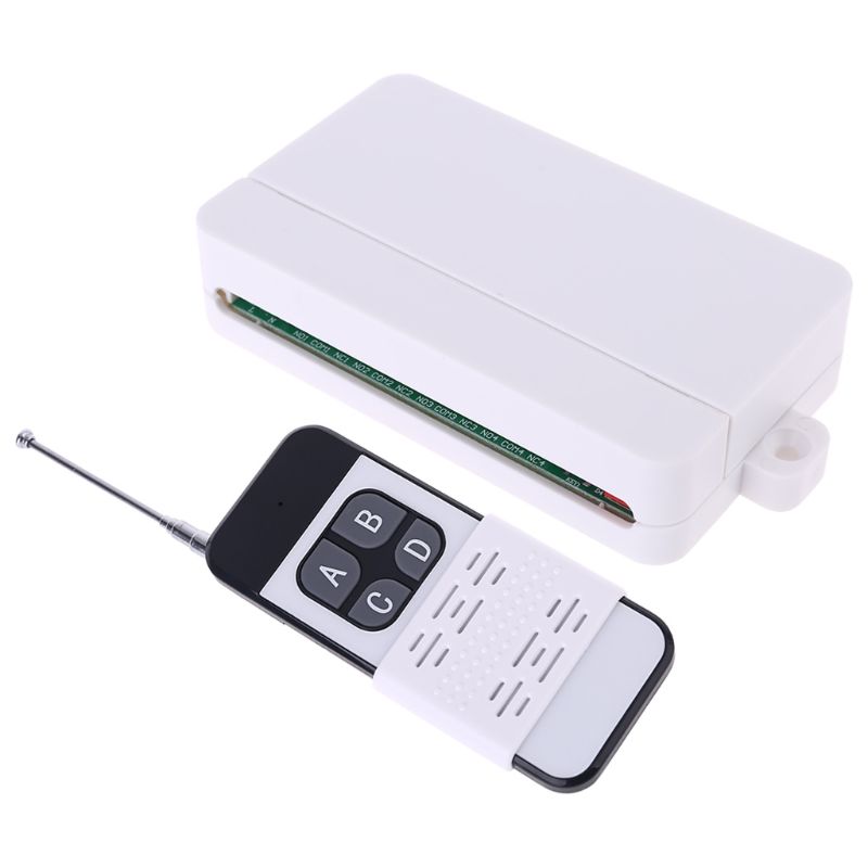 rf + 7003 Interruptores Manual Integrado Controlador 315mhz 433mhz 57bc 250v 4ch 4 1 Controle remoto inteligente