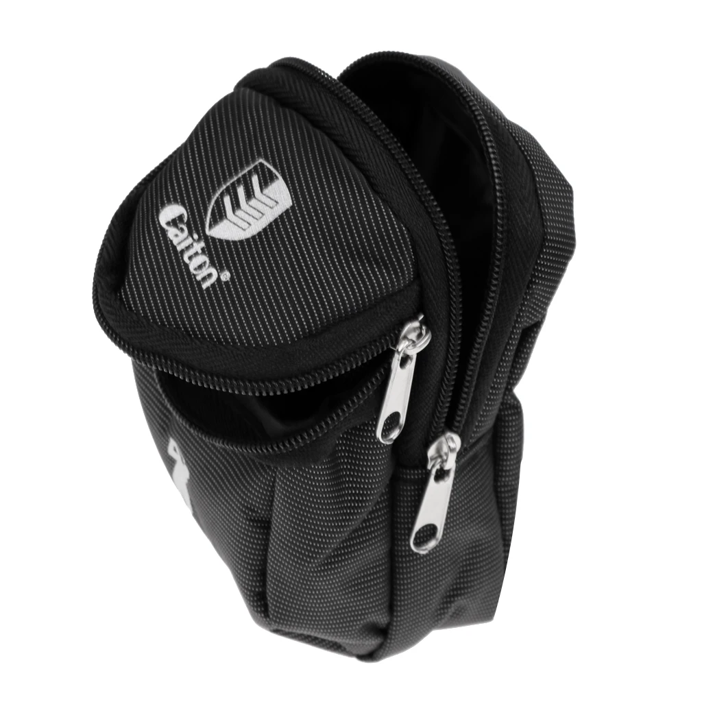 Professional Canvas Golf Ball Holder Bag & Zipper Closure - Used for Storage Golf BallsTees Divot Tools for Camping Accessories