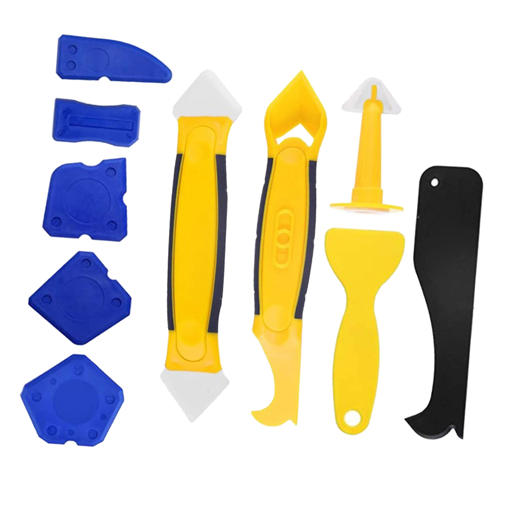 10pcs Silicone Caulking Spreader Sealant Finishing Smoothing Kit Tool Set