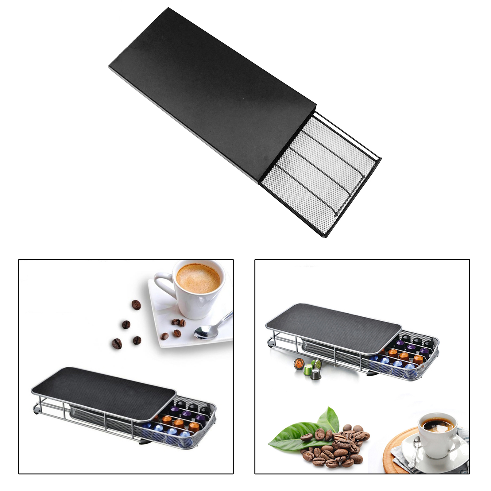Coffee Holder Drawer Type Storage Rack Coffee Capsule Holder Cafe Shop Display Rack