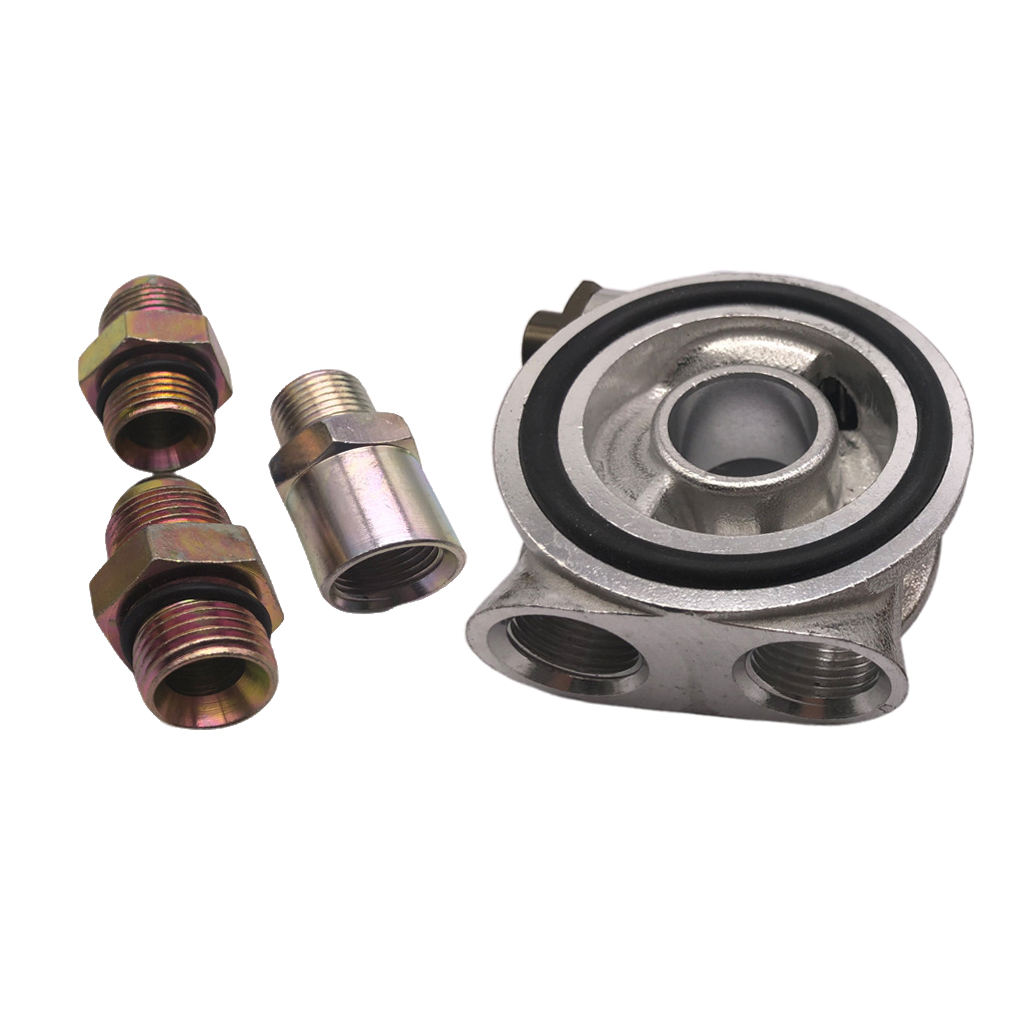 Thermostatic Oil Filter Sandwich M10x1.5mm AN10 3/4