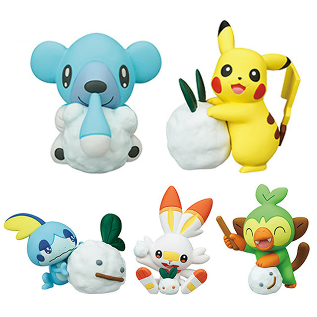 Pokemon Club Gacha Pokemon Drawing Tool 1234 Bomb Painting Action Figure  Hand-made Finished Product Toys - Fantasy Figurines - AliExpress