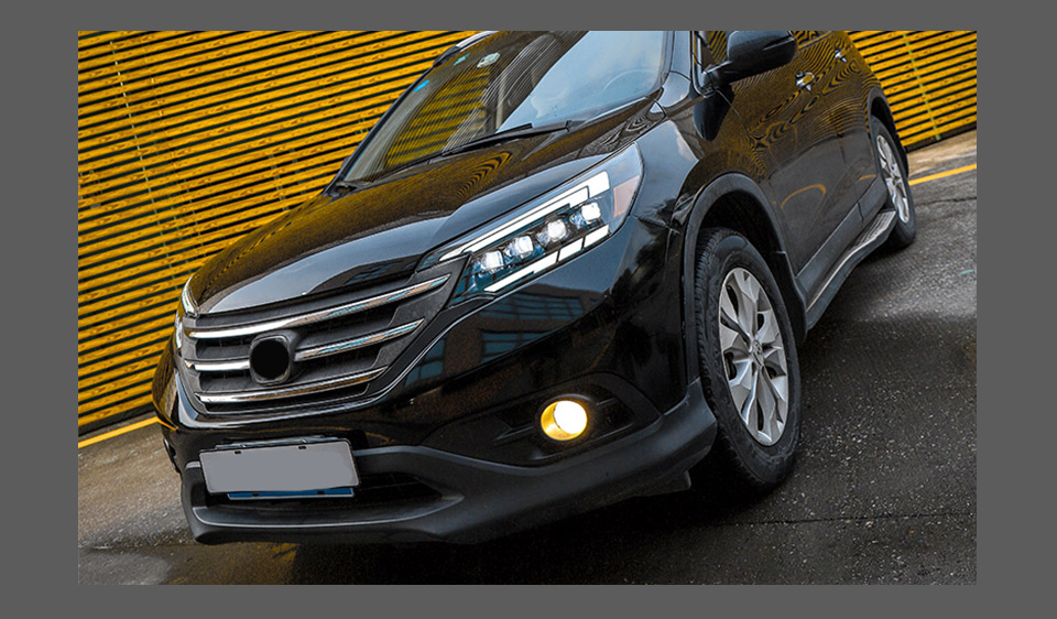 AKD Head Lamp for Honda CR-V LED Headlight 2012-2014 Headlights CRV DRL Turn Signal High Beam Angel Eye Projector Lens