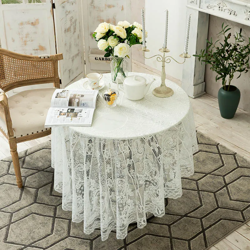 Details about   Vintage Tablecloth Rectangle Cotton Round Table Cloth Cover Party Wedding Decor 