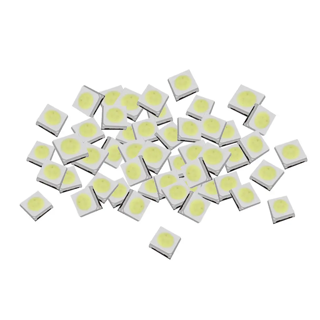 50 Pcs. LED Diodes Light-emitting Diodes for Modeling, 2 W, White