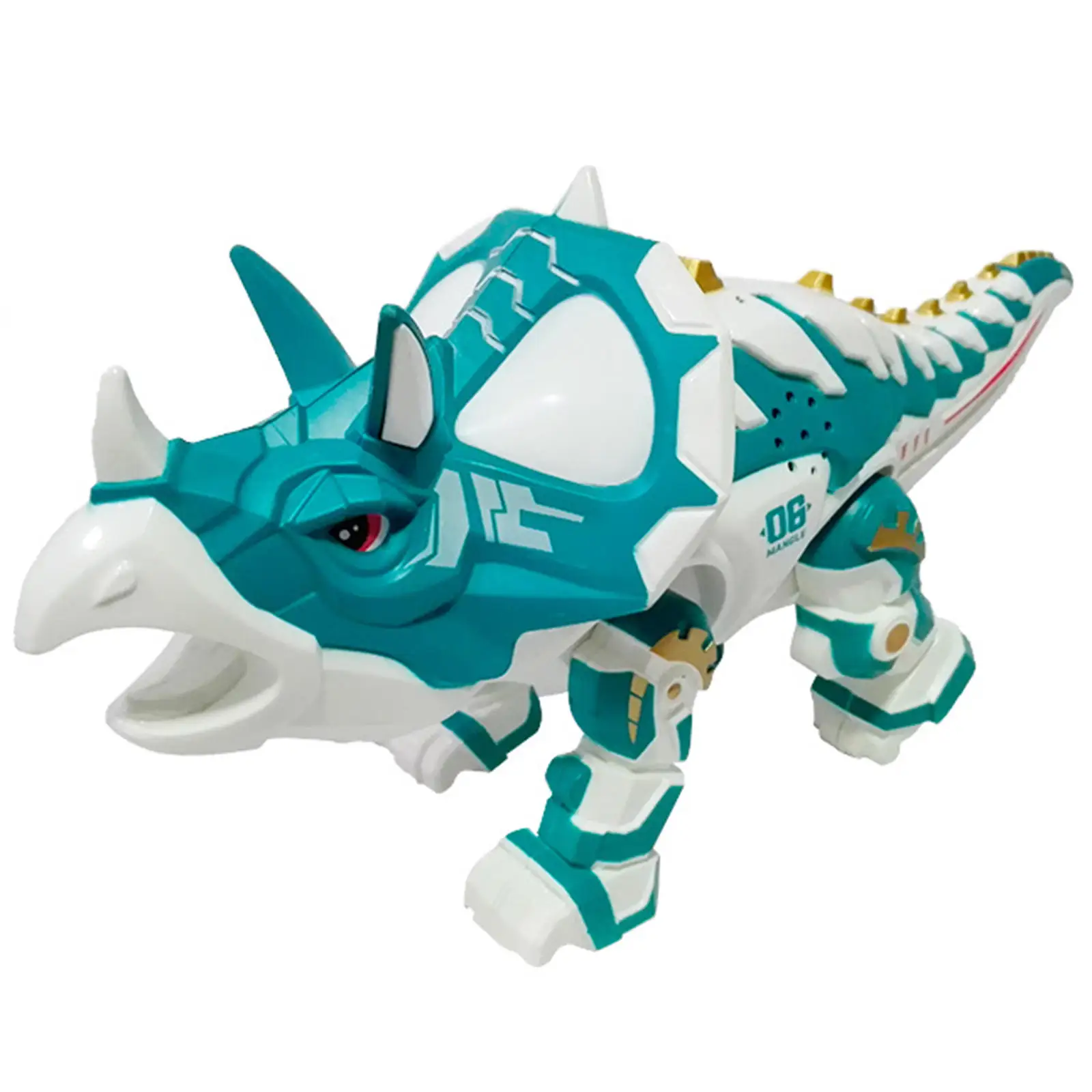 Mechanical Electronic Walking Dinosaur Egg Laying Triceratops Dinosaur Toys for Kids