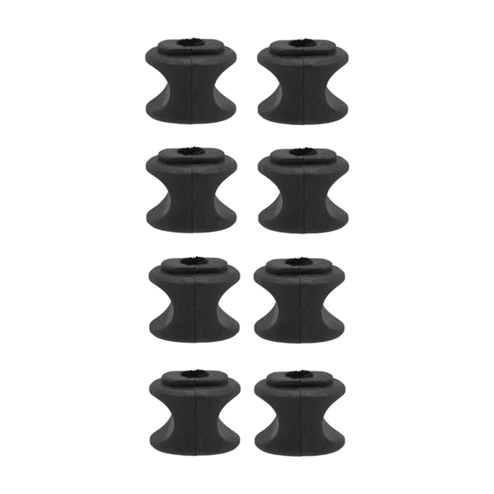 8x Rubber Rear Stabilizer Support Bushing Durable Fit for Benz S Class W221 10-13 Replacement Spare Parts ACC