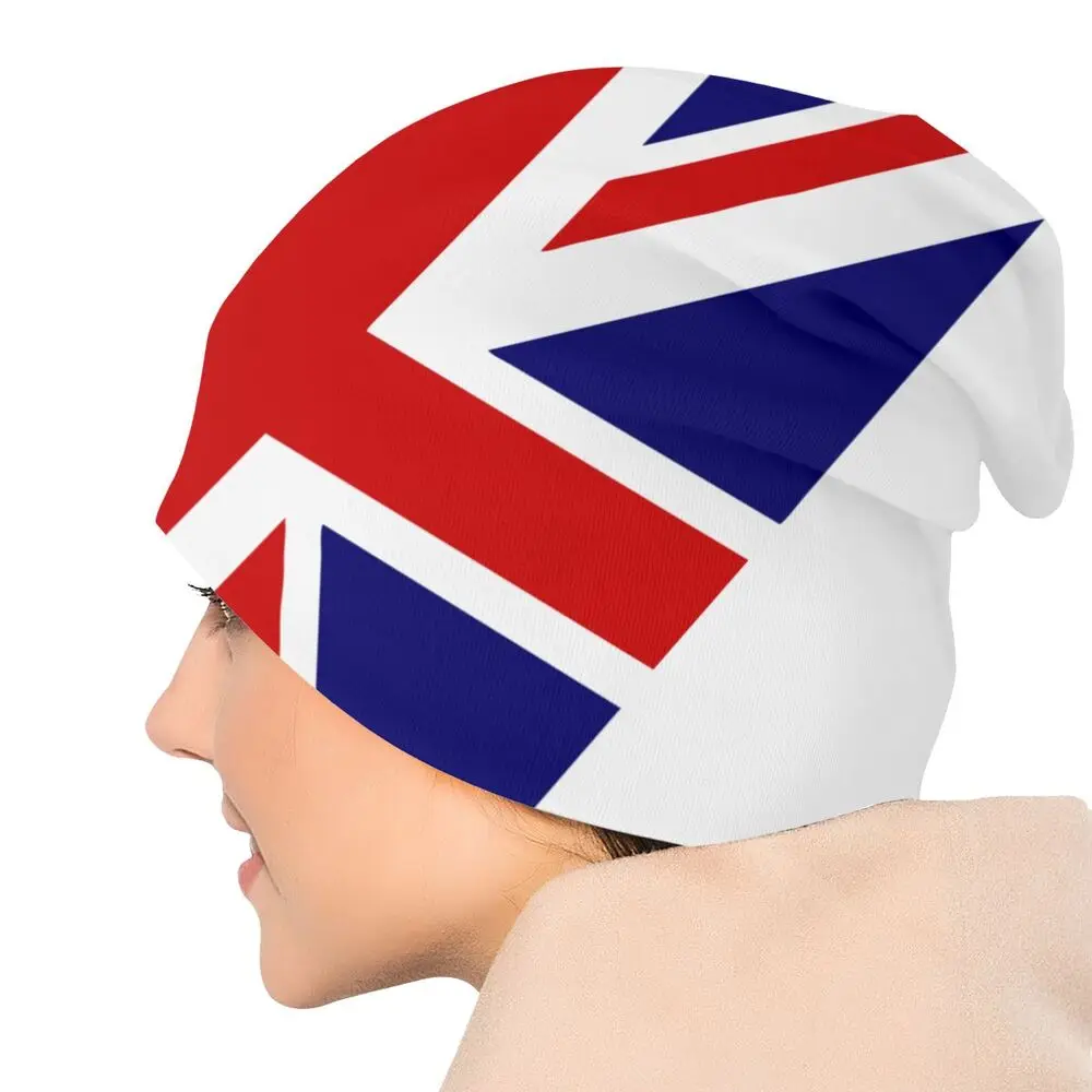 skully hat men's British Flag Union Jack Skullies Beanies UK Flag Great Britain United Kingdom Hats Men Caps Adult Head Wrap Bonnet Knit Hat men skully