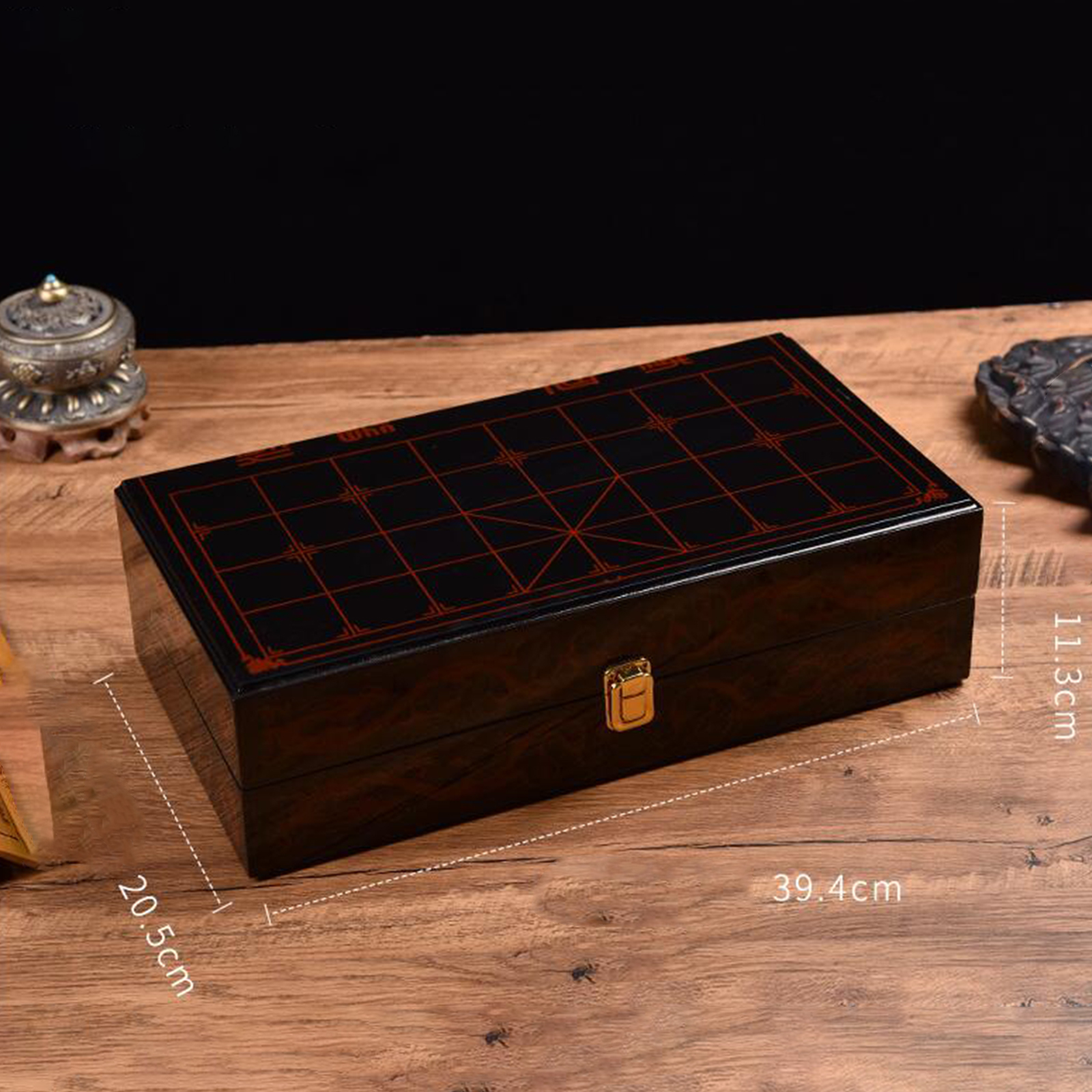 Chinese Chess Set Three dimensional Figure Chess of Three Kingdoms High-end Romance Crafts for Trave Gifts Home Adults 