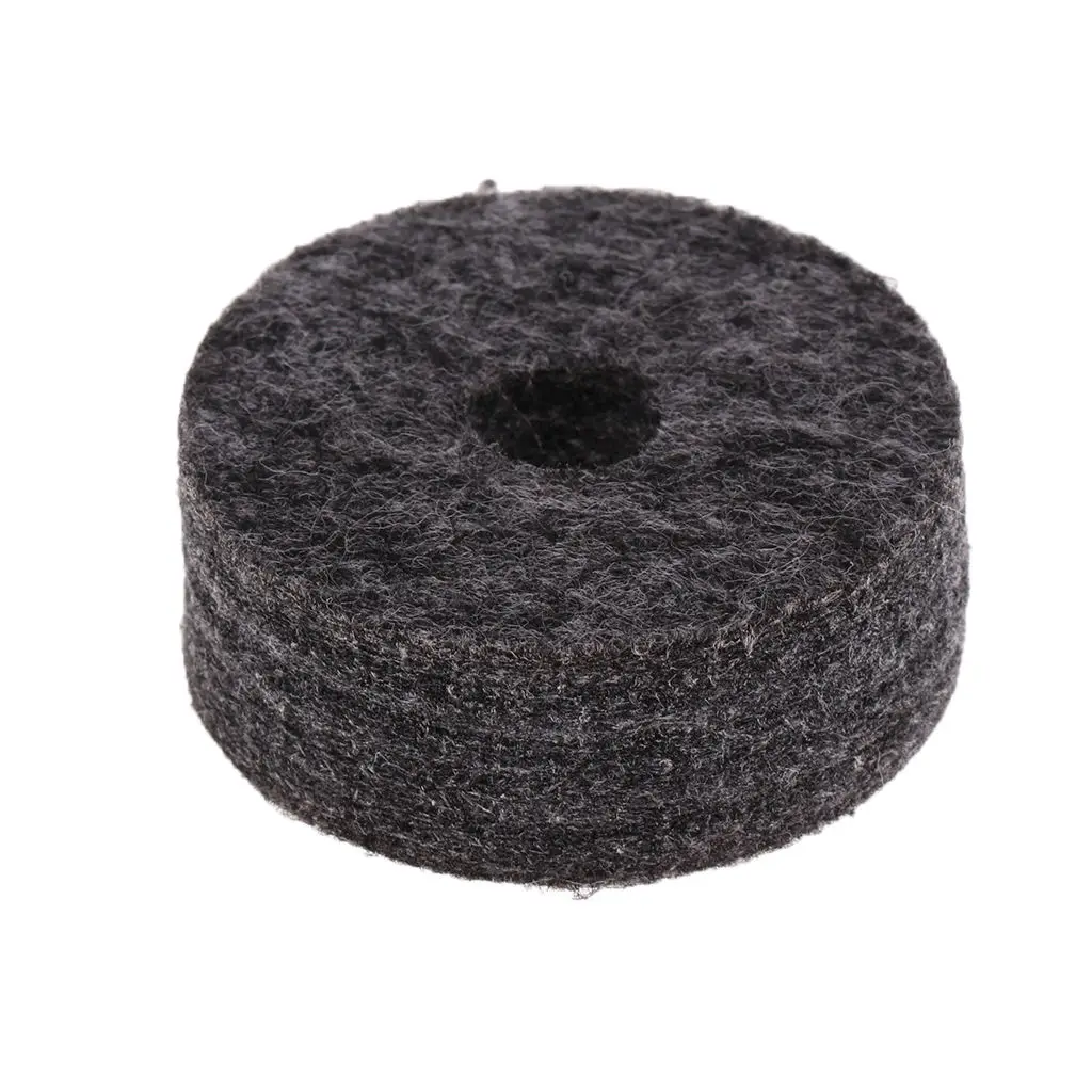 2pcs 40mm Cymbal Felts Washers with Cymbal Sleeve for Drum Set Percussion Instrument Parts