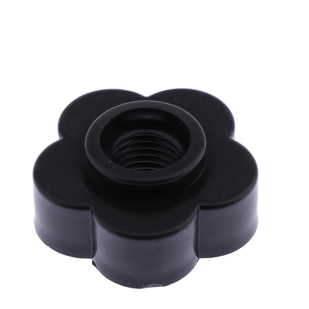 1x Plastic Drum Stand Nut Bottom for Snare Drum Accessory, Black