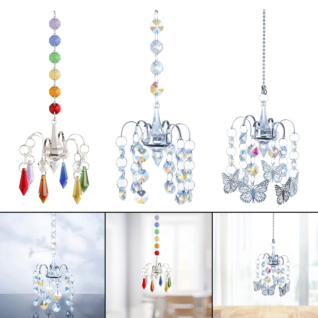 Hanging Window Crystal Ball Prism  Glass Rainbow Maker for Home