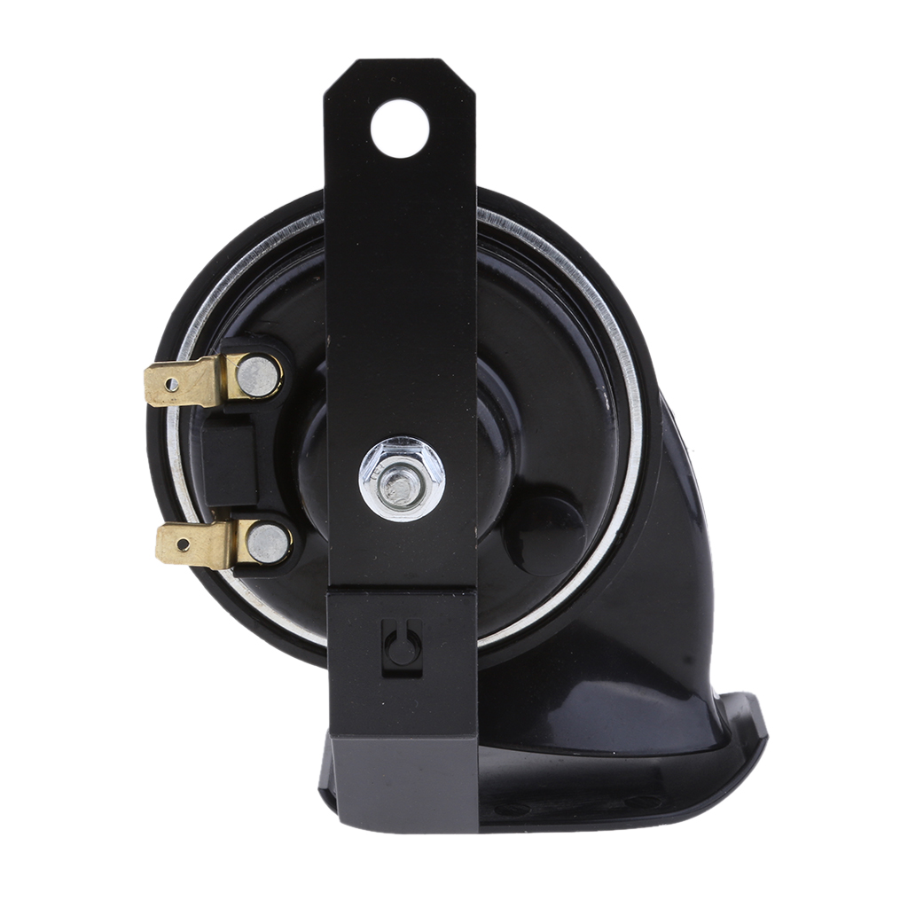 Car Motorcycle 110dB Loud Snail Air Horn Siren Waterproof 510hz 12V DC Black