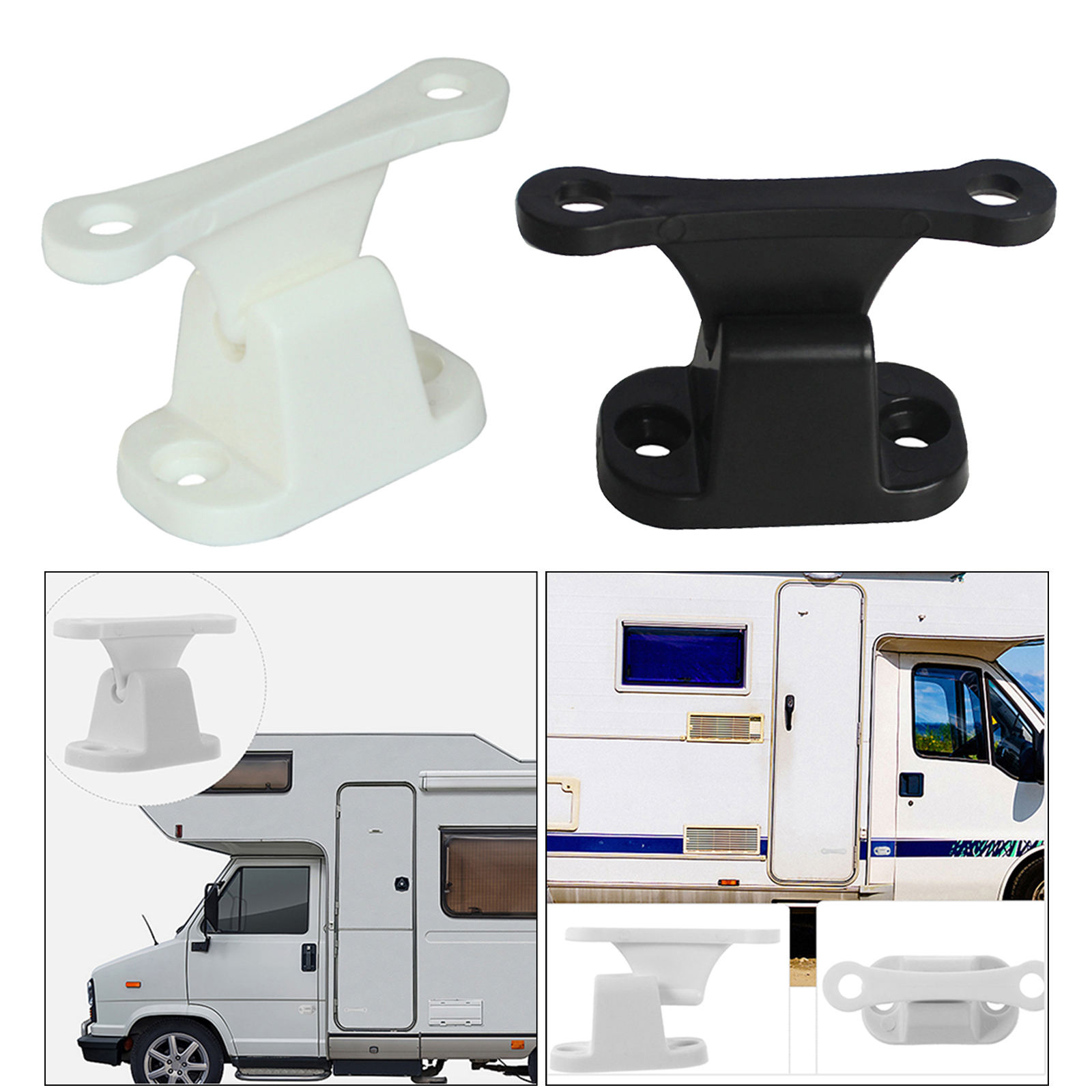 T-Shaped Heavy Duty Durable Door Stopper Retainer Latch Retainer Bracket for RV Motorhome