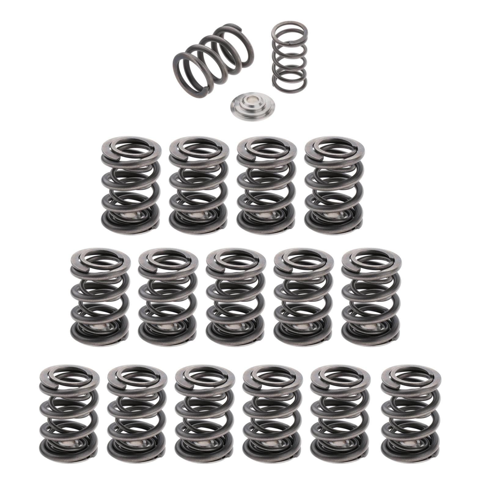 16x 85lb Dual Valve Springs Retainers Kit for Honda B Series B16 B16A B16A2